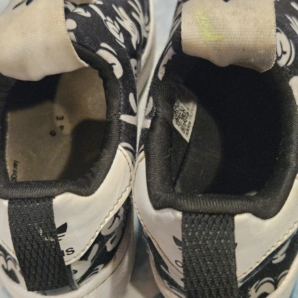 Disney‎ Adidas Mickey Mouse Superstar 360 Slip On Shoes Kids Size 12